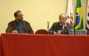 Na mesa, Dan Moche (Coalizão) e Washington Novaes (jornalista)