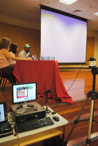 O evento foi transmitido ao vivo pela internet